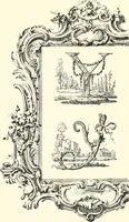 An illustration from An historical guide to French interiors, furniture, decoration, woodwork, & allied arts during the last half of the seventeenth century, the whole of the eighteenth century, and the earlier part of the nineteenth (1900)