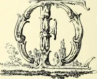 An illustration from An historical guide to French interiors, furniture, decoration, woodwork, & allied arts during the last half of the seventeenth century, the whole of the eighteenth century, and the earlier part of the nineteenth (1900)