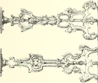An illustration from An historical guide to French interiors, furniture, decoration, woodwork, & allied arts during the last half of the seventeenth century, the whole of the eighteenth century, and the earlier part of the nineteenth (1900)
