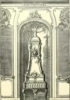 An illustration from An historical guide to French interiors, furniture, decoration, woodwork, & allied arts during the last half of the seventeenth century, the whole of the eighteenth century, and the earlier part of the nineteenth (1900)