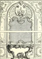 An illustration from An historical guide to French interiors, furniture, decoration, woodwork, & allied arts during the last half of the seventeenth century, the whole of the eighteenth century, and the earlier part of the nineteenth (1900)