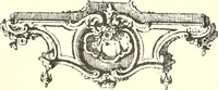 An illustration from An historical guide to French interiors, furniture, decoration, woodwork, & allied arts during the last half of the seventeenth century, the whole of the eighteenth century, and the earlier part of the nineteenth (1900)