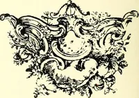 An illustration from An historical guide to French interiors, furniture, decoration, woodwork, & allied arts during the last half of the seventeenth century, the whole of the eighteenth century, and the earlier part of the nineteenth (1900)