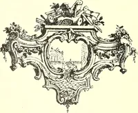 An illustration from An historical guide to French interiors, furniture, decoration, woodwork, & allied arts during the last half of the seventeenth century, the whole of the eighteenth century, and the earlier part of the nineteenth (1900)
