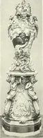 An illustration from An historical guide to French interiors, furniture, decoration, woodwork, & allied arts during the last half of the seventeenth century, the whole of the eighteenth century, and the earlier part of the nineteenth (1900)