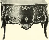 An illustration from An historical guide to French interiors, furniture, decoration, woodwork, & allied arts during the last half of the seventeenth century, the whole of the eighteenth century, and the earlier part of the nineteenth (1900)