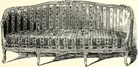 An illustration from An historical guide to French interiors, furniture, decoration, woodwork, & allied arts during the last half of the seventeenth century, the whole of the eighteenth century, and the earlier part of the nineteenth (1900)