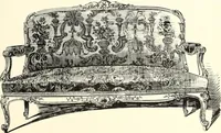 An illustration from An historical guide to French interiors, furniture, decoration, woodwork, & allied arts during the last half of the seventeenth century, the whole of the eighteenth century, and the earlier part of the nineteenth (1900)