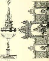 An illustration from An historical guide to French interiors, furniture, decoration, woodwork, & allied arts during the last half of the seventeenth century, the whole of the eighteenth century, and the earlier part of the nineteenth (1900)