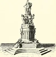 An illustration from An historical guide to French interiors, furniture, decoration, woodwork, & allied arts during the last half of the seventeenth century, the whole of the eighteenth century, and the earlier part of the nineteenth (1900)