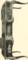 An illustration from An historical guide to French interiors, furniture, decoration, woodwork, & allied arts during the last half of the seventeenth century, the whole of the eighteenth century, and the earlier part of the nineteenth (1900)