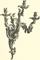 An illustration from An historical guide to French interiors, furniture, decoration, woodwork, & allied arts during the last half of the seventeenth century, the whole of the eighteenth century, and the earlier part of the nineteenth (1900)