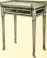 An illustration from An historical guide to French interiors, furniture, decoration, woodwork, & allied arts during the last half of the seventeenth century, the whole of the eighteenth century, and the earlier part of the nineteenth (1900)