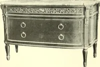An illustration from An historical guide to French interiors, furniture, decoration, woodwork, & allied arts during the last half of the seventeenth century, the whole of the eighteenth century, and the earlier part of the nineteenth (1900)