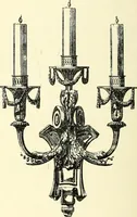 An illustration from An historical guide to French interiors, furniture, decoration, woodwork, & allied arts during the last half of the seventeenth century, the whole of the eighteenth century, and the earlier part of the nineteenth (1900)