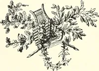 An illustration from An historical guide to French interiors, furniture, decoration, woodwork, & allied arts during the last half of the seventeenth century, the whole of the eighteenth century, and the earlier part of the nineteenth (1900)