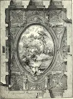 An illustration from An historical guide to French interiors, furniture, decoration, woodwork, & allied arts during the last half of the seventeenth century, the whole of the eighteenth century, and the earlier part of the nineteenth (1900)