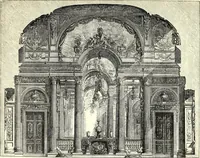 An illustration from An historical guide to French interiors, furniture, decoration, woodwork, & allied arts during the last half of the seventeenth century, the whole of the eighteenth century, and the earlier part of the nineteenth (1900)