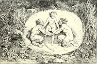 An illustration from An historical guide to French interiors, furniture, decoration, woodwork, & allied arts during the last half of the seventeenth century, the whole of the eighteenth century, and the earlier part of the nineteenth (1900)