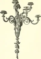 An illustration from An historical guide to French interiors, furniture, decoration, woodwork, & allied arts during the last half of the seventeenth century, the whole of the eighteenth century, and the earlier part of the nineteenth (1900)
