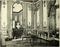 An illustration from An historical guide to French interiors, furniture, decoration, woodwork, & allied arts during the last half of the seventeenth century, the whole of the eighteenth century, and the earlier part of the nineteenth (1900)