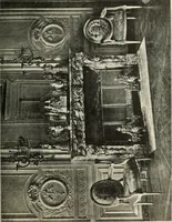 An illustration from An historical guide to French interiors, furniture, decoration, woodwork, & allied arts during the last half of the seventeenth century, the whole of the eighteenth century, and the earlier part of the nineteenth (1900)