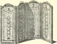 An illustration from An historical guide to French interiors, furniture, decoration, woodwork, & allied arts during the last half of the seventeenth century, the whole of the eighteenth century, and the earlier part of the nineteenth (1900)