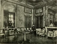 An illustration from An historical guide to French interiors, furniture, decoration, woodwork, & allied arts during the last half of the seventeenth century, the whole of the eighteenth century, and the earlier part of the nineteenth (1900)