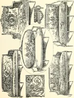 An illustration from An historical guide to French interiors, furniture, decoration, woodwork, & allied arts during the last half of the seventeenth century, the whole of the eighteenth century, and the earlier part of the nineteenth (1900)