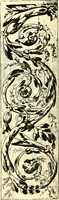 An illustration from An historical guide to French interiors, furniture, decoration, woodwork, & allied arts during the last half of the seventeenth century, the whole of the eighteenth century, and the earlier part of the nineteenth (1900)