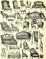 An illustration from An historical guide to French interiors, furniture, decoration, woodwork, & allied arts during the last half of the seventeenth century, the whole of the eighteenth century, and the earlier part of the nineteenth (1900)