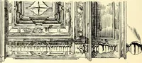 An illustration from An historical guide to French interiors, furniture, decoration, woodwork, & allied arts during the last half of the seventeenth century, the whole of the eighteenth century, and the earlier part of the nineteenth (1900)