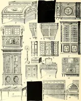 An illustration from An historical guide to French interiors, furniture, decoration, woodwork, & allied arts during the last half of the seventeenth century, the whole of the eighteenth century, and the earlier part of the nineteenth (1900)