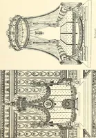 An illustration from An historical guide to French interiors, furniture, decoration, woodwork, & allied arts during the last half of the seventeenth century, the whole of the eighteenth century, and the earlier part of the nineteenth (1900)