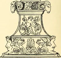 An illustration from An historical guide to French interiors, furniture, decoration, woodwork, & allied arts during the last half of the seventeenth century, the whole of the eighteenth century, and the earlier part of the nineteenth (1900)