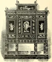 An illustration from An historical guide to French interiors, furniture, decoration, woodwork, & allied arts during the last half of the seventeenth century, the whole of the eighteenth century, and the earlier part of the nineteenth (1900)
