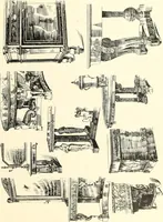 An illustration from An historical guide to French interiors, furniture, decoration, woodwork, & allied arts during the last half of the seventeenth century, the whole of the eighteenth century, and the earlier part of the nineteenth (1900)