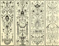An illustration from An historical guide to French interiors, furniture, decoration, woodwork, & allied arts during the last half of the seventeenth century, the whole of the eighteenth century, and the earlier part of the nineteenth (1900)