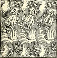 An illustration from An historical guide to French interiors, furniture, decoration, woodwork, & allied arts during the last half of the seventeenth century, the whole of the eighteenth century, and the earlier part of the nineteenth (1900)