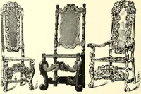 An illustration from An historical guide to French interiors, furniture, decoration, woodwork, & allied arts during the last half of the seventeenth century, the whole of the eighteenth century, and the earlier part of the nineteenth (1900)