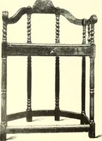 An illustration from An historical guide to French interiors, furniture, decoration, woodwork, & allied arts during the last half of the seventeenth century, the whole of the eighteenth century, and the earlier part of the nineteenth (1900)