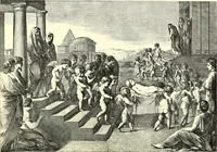 An illustration from An historical guide to French interiors, furniture, decoration, woodwork, & allied arts during the last half of the seventeenth century, the whole of the eighteenth century, and the earlier part of the nineteenth (1900)