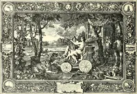 An illustration from An historical guide to French interiors, furniture, decoration, woodwork, & allied arts during the last half of the seventeenth century, the whole of the eighteenth century, and the earlier part of the nineteenth (1900)