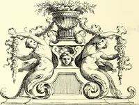 An illustration from An historical guide to French interiors, furniture, decoration, woodwork, & allied arts during the last half of the seventeenth century, the whole of the eighteenth century, and the earlier part of the nineteenth (1900)