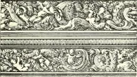 An illustration from An historical guide to French interiors, furniture, decoration, woodwork, & allied arts during the last half of the seventeenth century, the whole of the eighteenth century, and the earlier part of the nineteenth (1900)