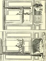 An illustration from An historical guide to French interiors, furniture, decoration, woodwork, & allied arts during the last half of the seventeenth century, the whole of the eighteenth century, and the earlier part of the nineteenth (1900)