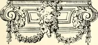 An illustration from An historical guide to French interiors, furniture, decoration, woodwork, & allied arts during the last half of the seventeenth century, the whole of the eighteenth century, and the earlier part of the nineteenth (1900)