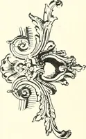 An illustration from An historical guide to French interiors, furniture, decoration, woodwork, & allied arts during the last half of the seventeenth century, the whole of the eighteenth century, and the earlier part of the nineteenth (1900)