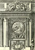 An illustration from An historical guide to French interiors, furniture, decoration, woodwork, & allied arts during the last half of the seventeenth century, the whole of the eighteenth century, and the earlier part of the nineteenth (1900)