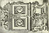 An illustration from An historical guide to French interiors, furniture, decoration, woodwork, & allied arts during the last half of the seventeenth century, the whole of the eighteenth century, and the earlier part of the nineteenth (1900)